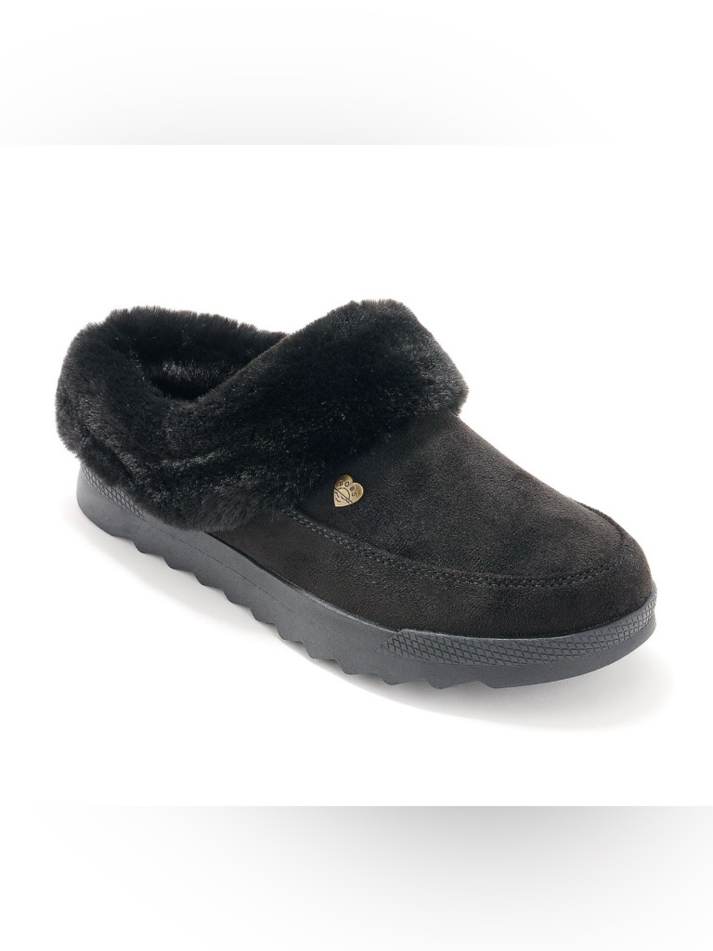 Skechers Bobs Cozy Chill Vegan Cozy Lined Slippers Black Size 8.5 NWT No Box